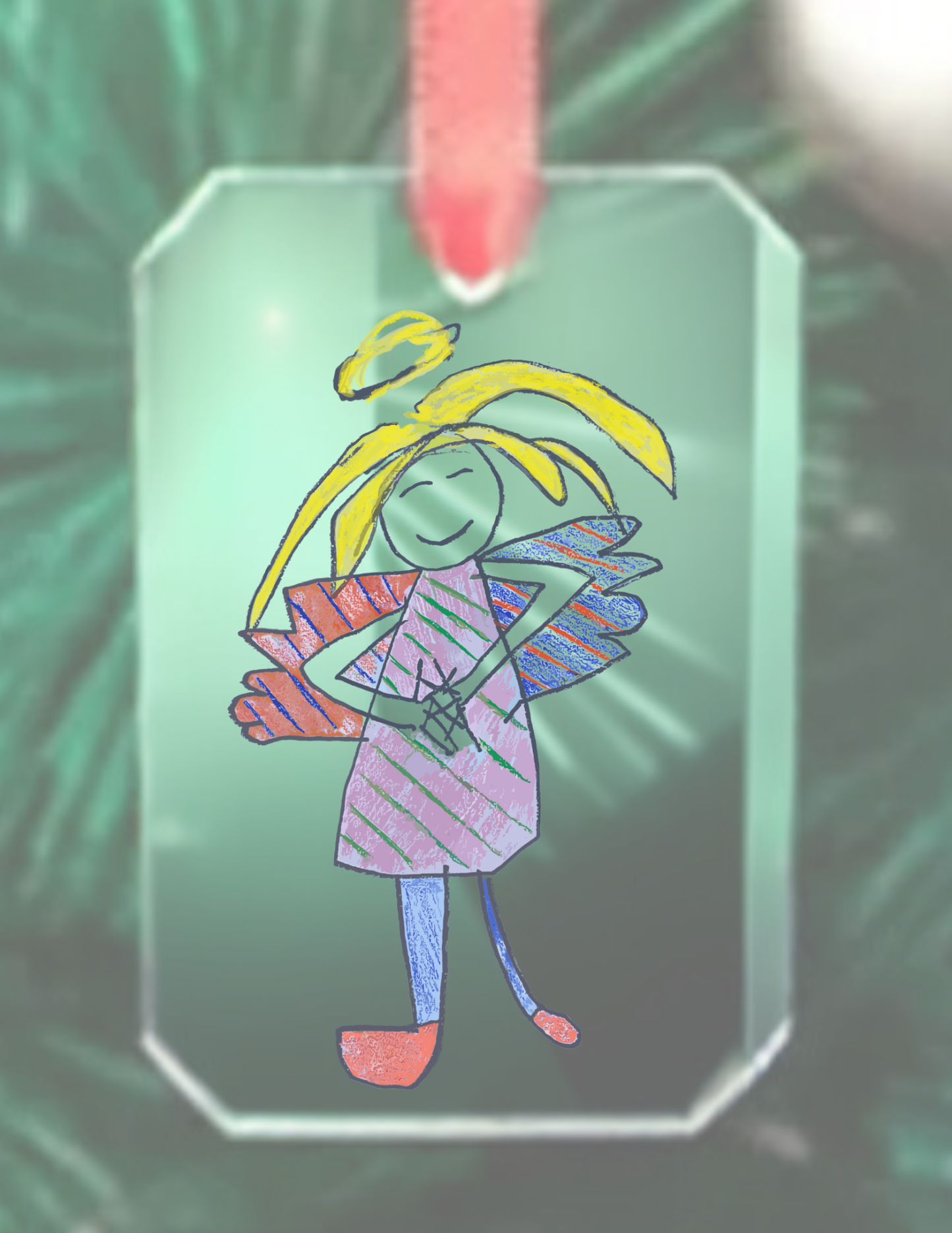 Rectangular Ornament | Angels for Allison x Niko’s Tee Co