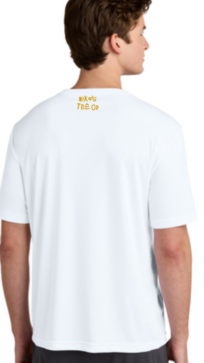 Adult Short Sleeve Tee | The Captain Duval x V for Victory Edition | Gold (or) White