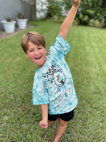 It is Still the Jags | Youth Signature Teal Tie-Dye Tee