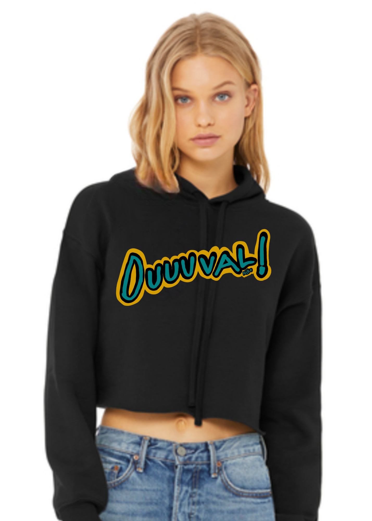 Women’s Cropped Hoodie | DUUUVAL