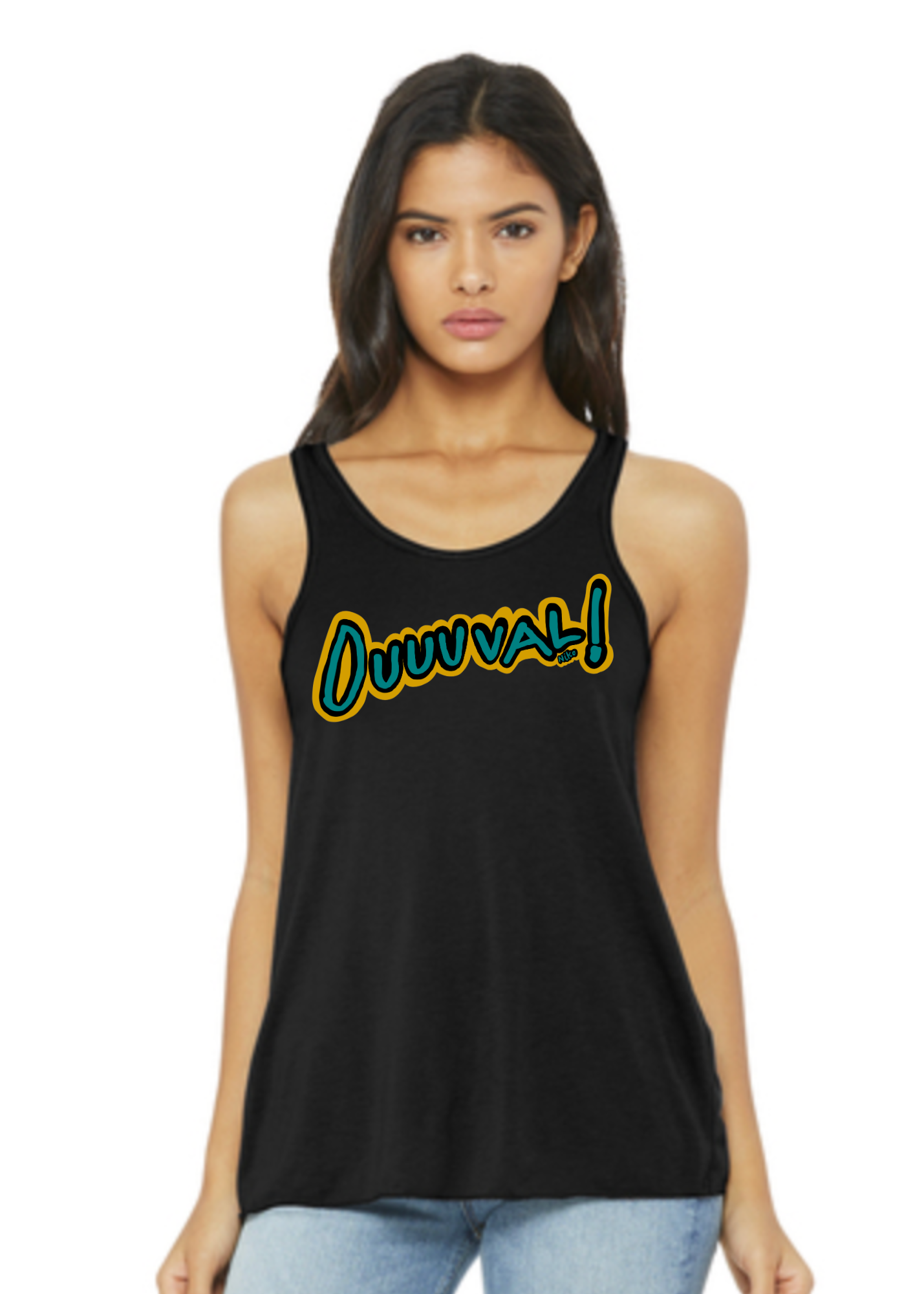 Women’s Flowy Racerback Tank | DUUUVAL