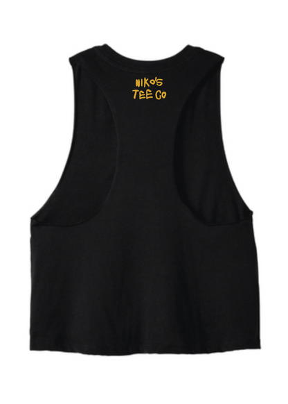 Women’s Cropped Racerback Tank | DUUUVAL