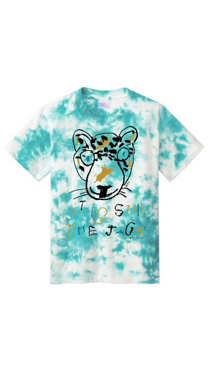 It is Still the Jags | Youth Signature Teal Tie-Dye Tee