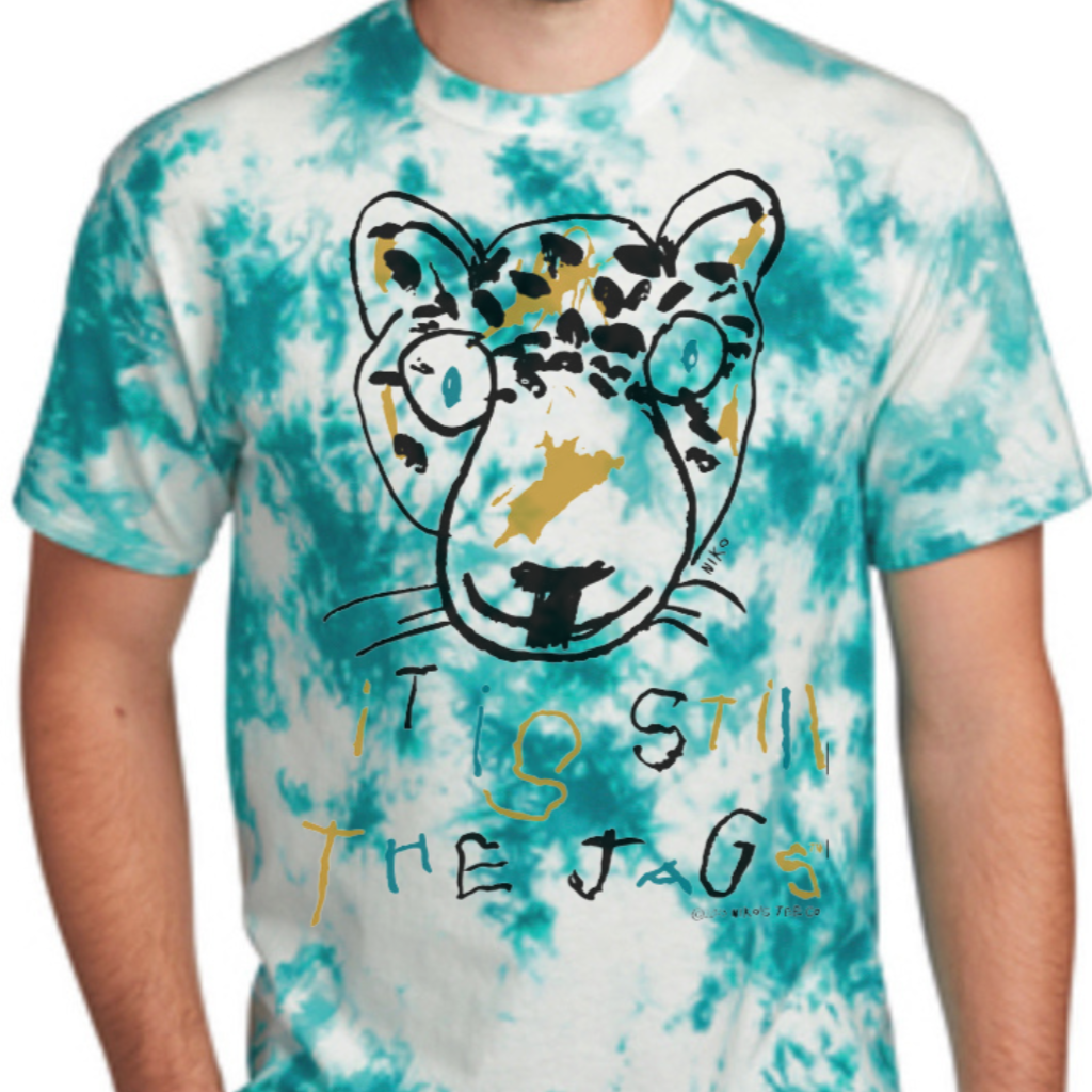 It is STILL the Jags | Adult Signature Teal Tie-Dye Tee