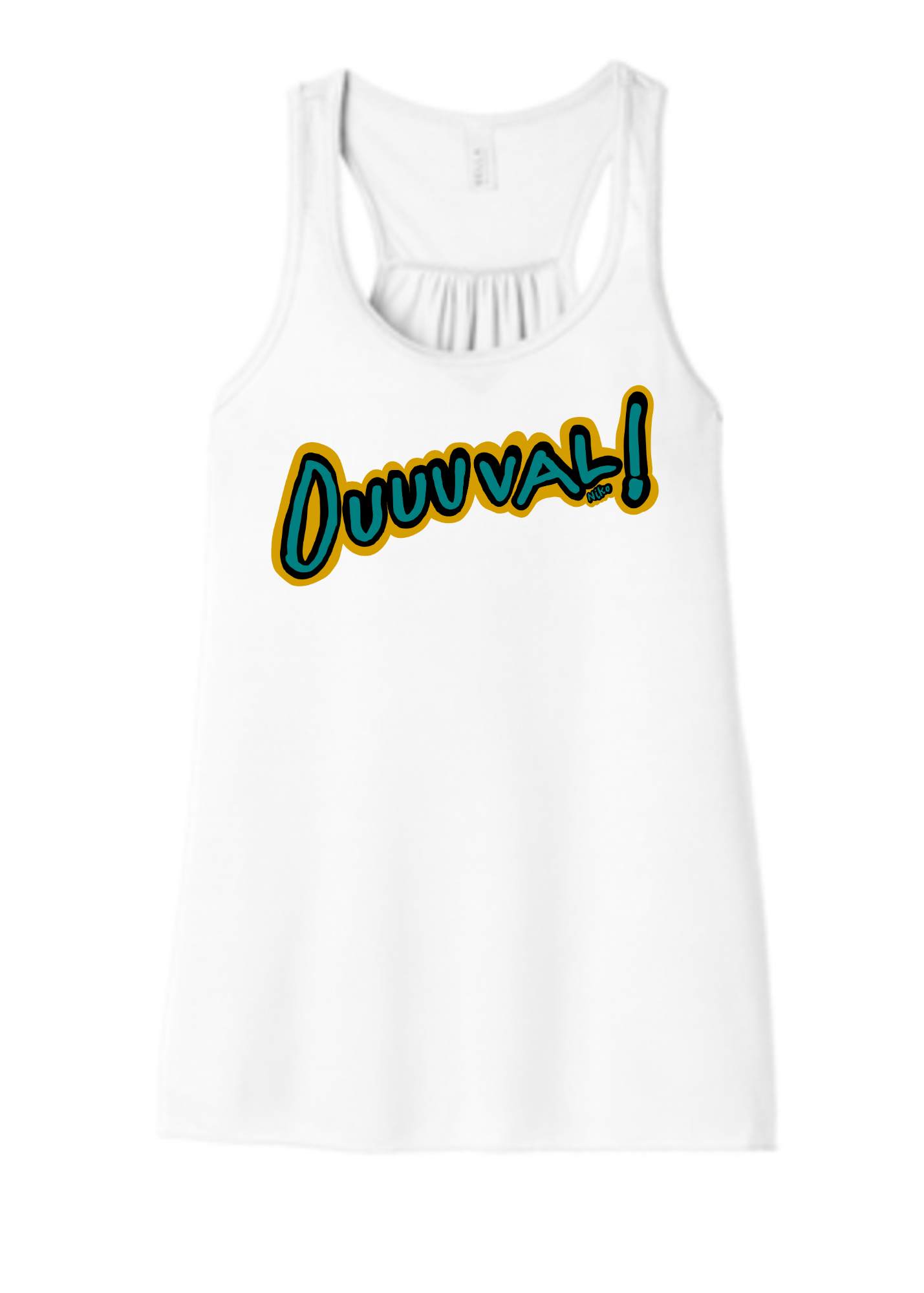 Women’s Flowy Racerback Tank | DUUUVAL