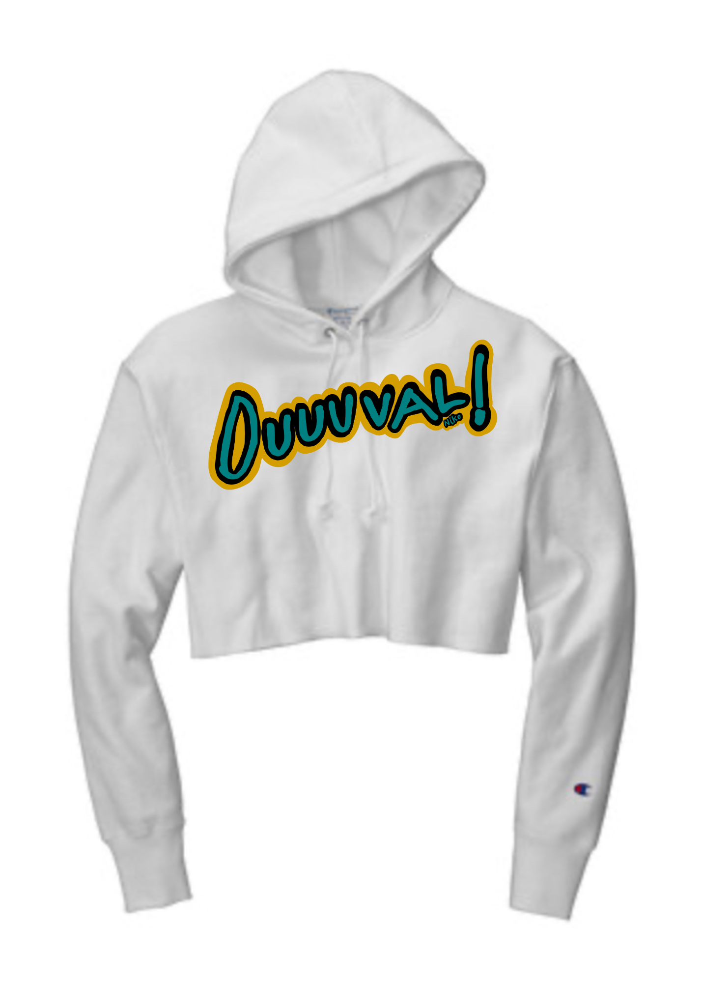 Women’s Cropped Hoodie | DUUUVAL