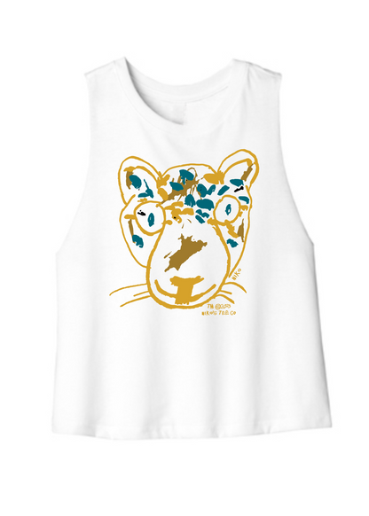 Women’s Cropped Racerback Tank | JAGS