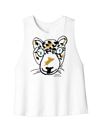 Women’s Cropped Racerback Tank | JAGS