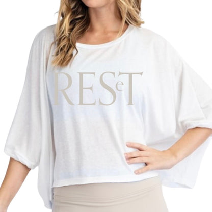 Subtle-Arts | RESeT | Oversized Boxy Yoga Top