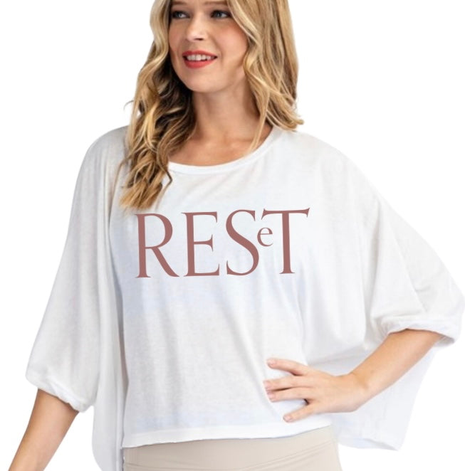 Subtle-Arts | RESeT | Oversized Boxy Yoga Top