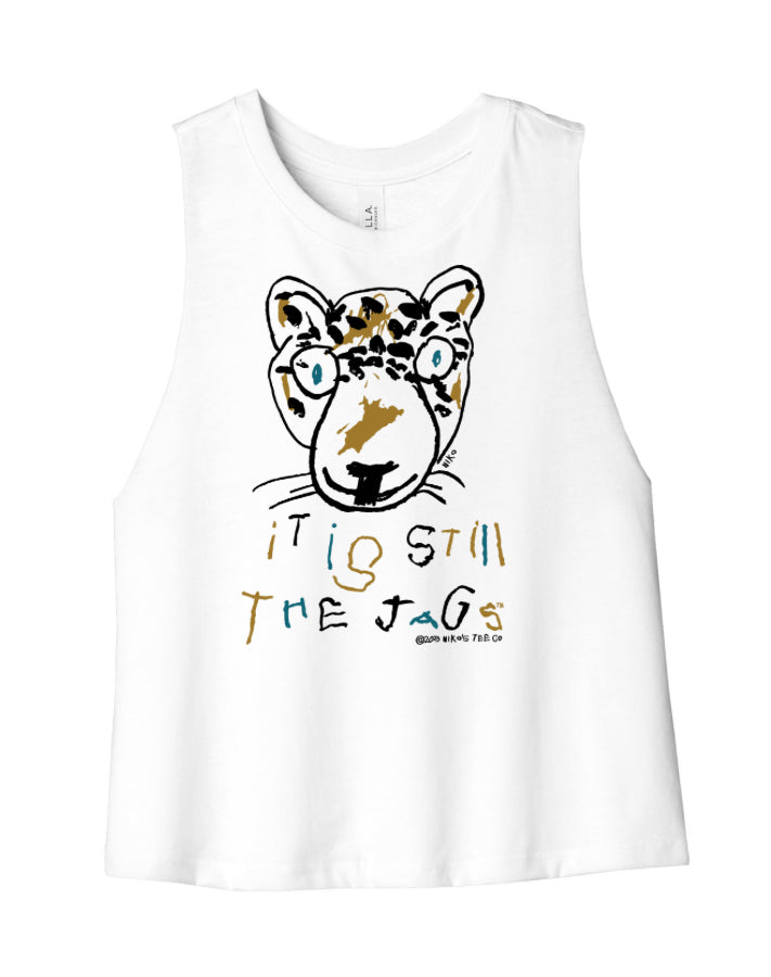 Women’s Cropped Racerback Tank | IT IS STILL THE JAGS | The OG