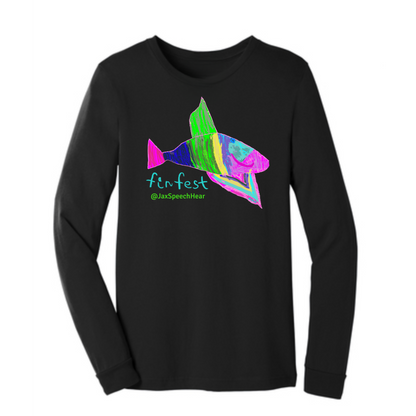 Adult Unisex Long Sleeve Tee | JSHC FinFest x Niko's Tee Co | Glow