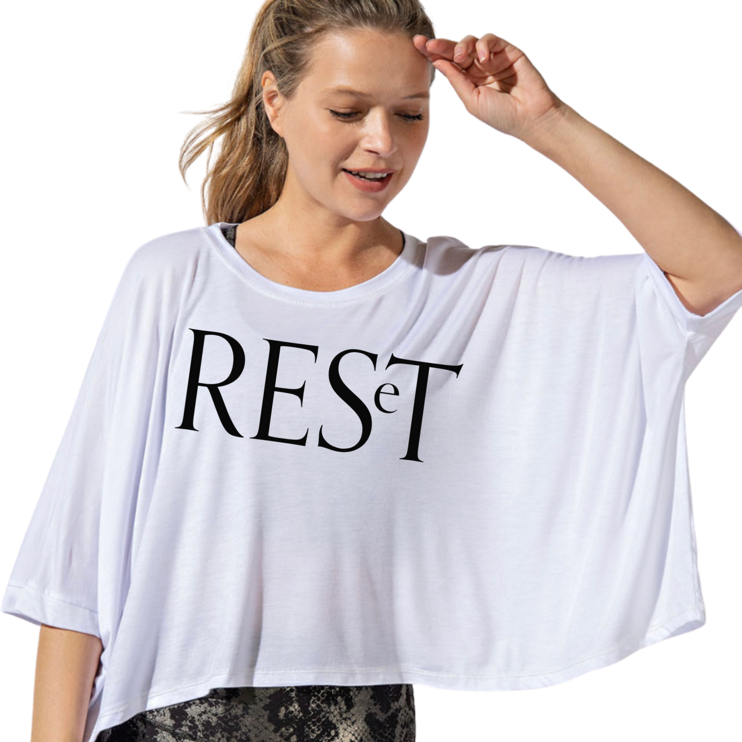 Subtle-Arts | RESeT | Oversized Boxy Yoga Top