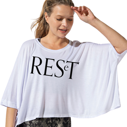 Subtle-Arts | RESeT | Oversized Boxy Yoga Top