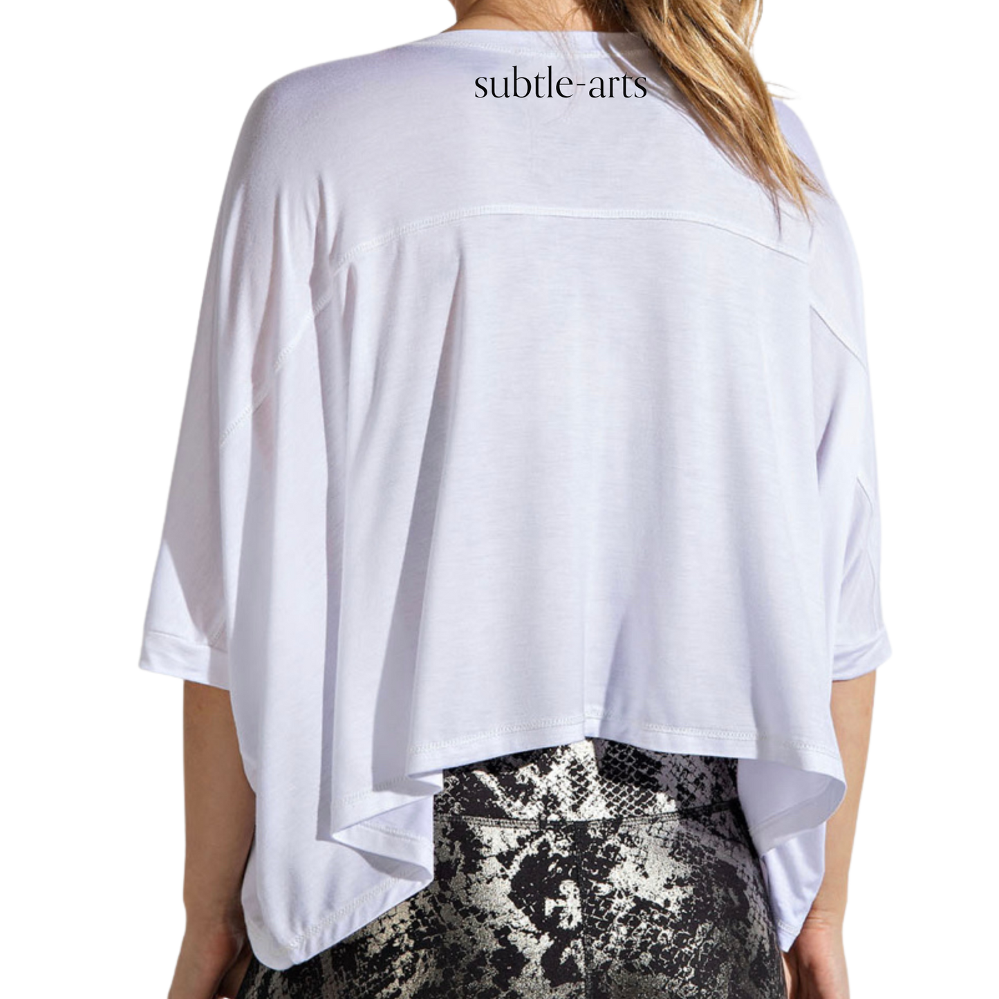 Subtle-Arts | RESeT | Oversized Boxy Yoga Top