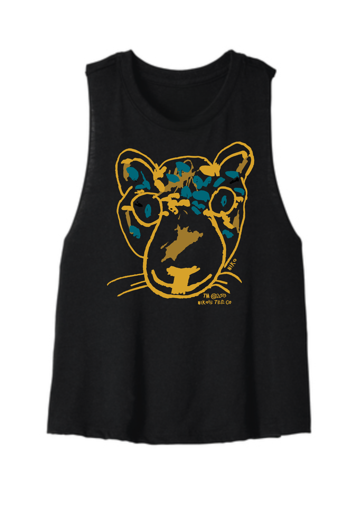 Women’s Cropped Racerback Tank | JAGS