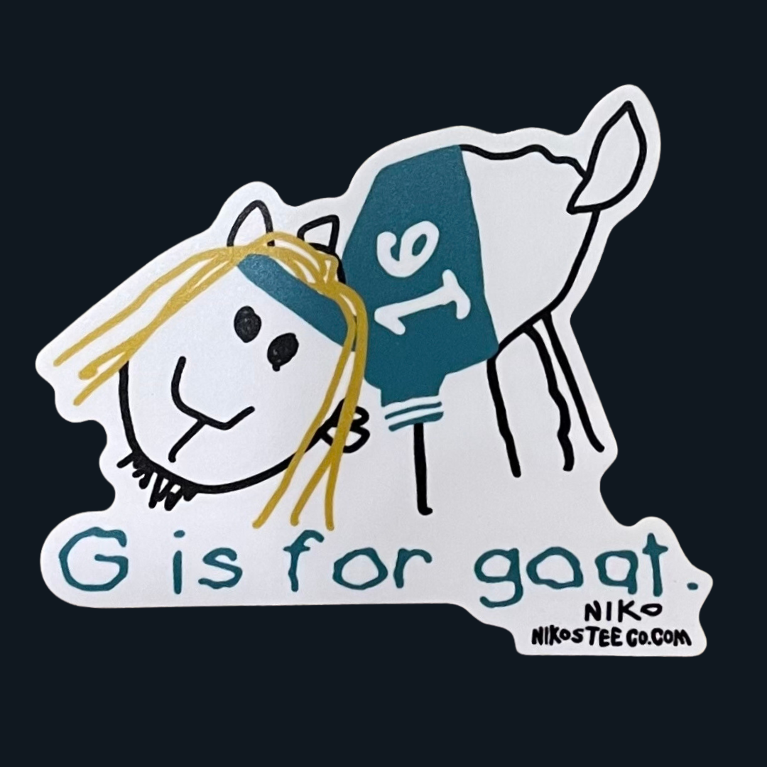 G is for Goat | Sticker